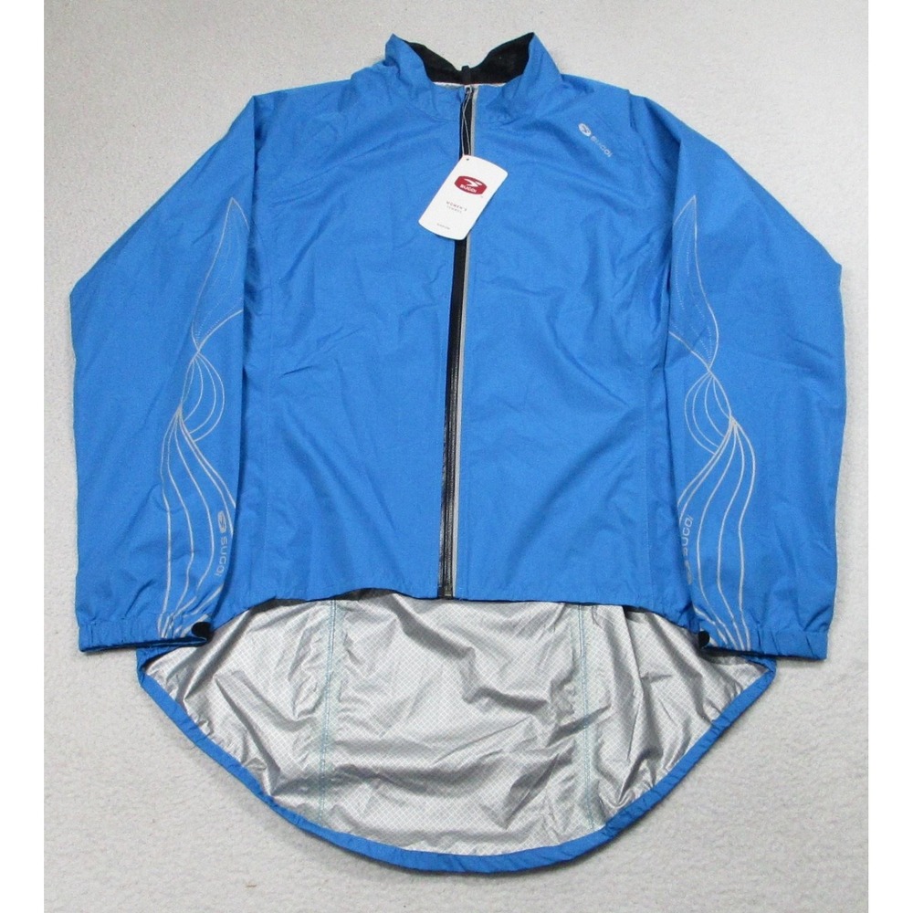 NWT Sugoi Jacket Womens XL Laguna RPM‎ Cycling Windbreaker Reflective Drop Tail
